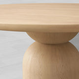 Perth Round Romanian Wood Dining Table