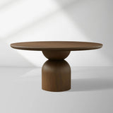 Perth Round Romanian Wood Dining Table