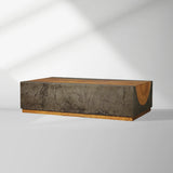Acacius Yukas Wood Center Coffee Table Rectangular Tea Cocktail Table