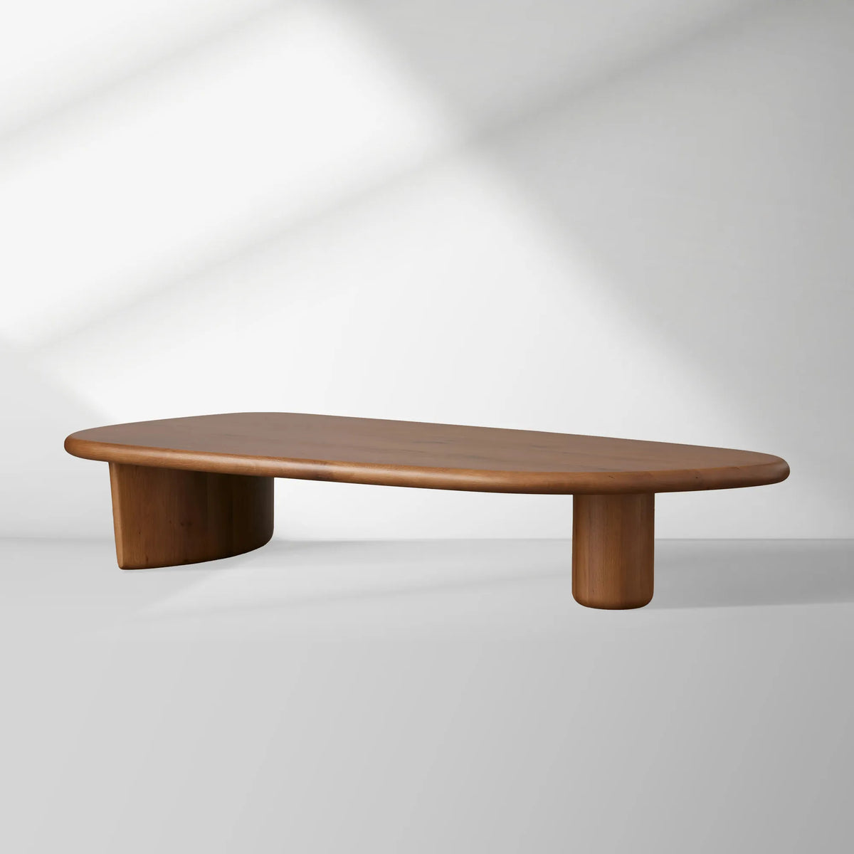 Akiro Wood Coffee Table Mid-Century Sofa  Center Cocktail Table Oak Tea Table