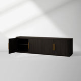 Finnley Wood TV Stand Cabinet Modern Media Console Living Room television Storage Unit
