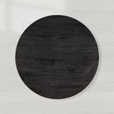 Calderone Round Coffee Table Mango Wood Cocktail Table Modern Sofa Center Tea Table