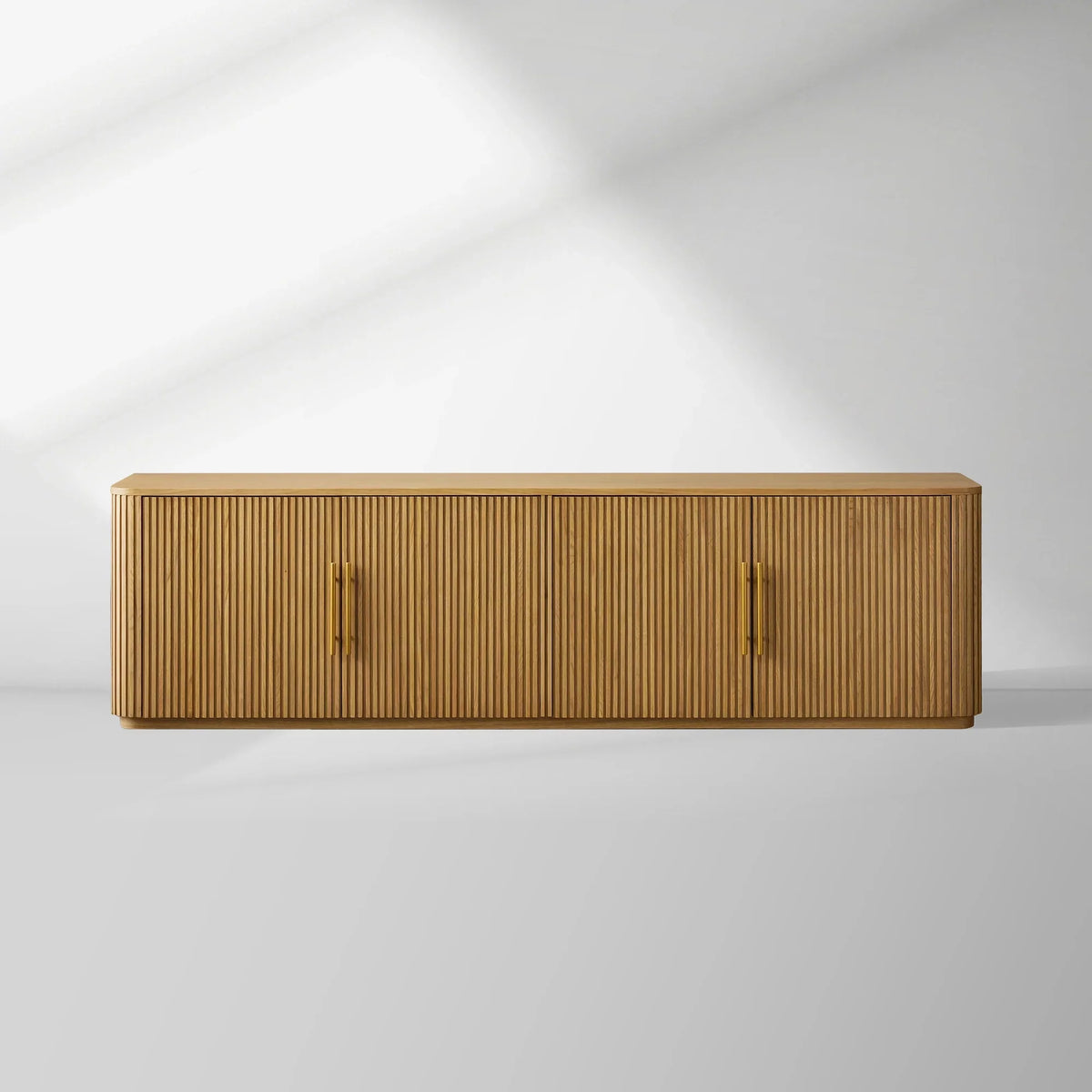 Finnley Wood TV Stand Cabinet Modern Media Console Living Room television Storage Unit