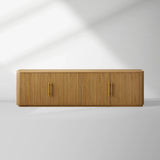 Finnley Wood TV Stand Cabinet Modern Media Console Living Room television Storage Unit