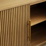 Finnley Wood TV Stand Cabinet Modern Media Console Living Room television Storage Unit