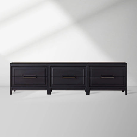 Rowan Modular TV Stand Unit Wood Entryways Storage Sideboard with Drawers