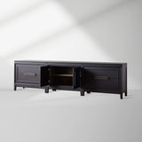 Rowan 4 Drawers TV Stand Unit Wood Entryways Storage Sideboard Cabinet Media Console