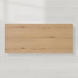 Sullivan Rectangular Storage Coffee Table Wood Center Cocktail Table Oak Tea Table with Drawers