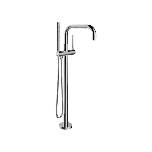 Purist Floor Mount Bath Filler with Mounting Plate