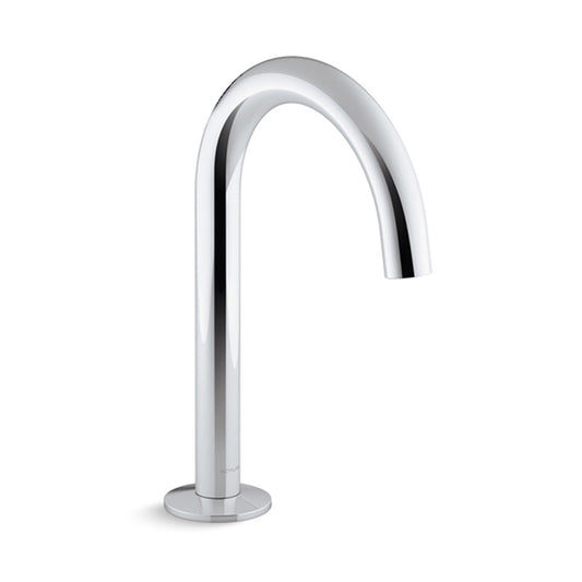 Components Hob Mount Bath Spout - Tube Polished Chrom