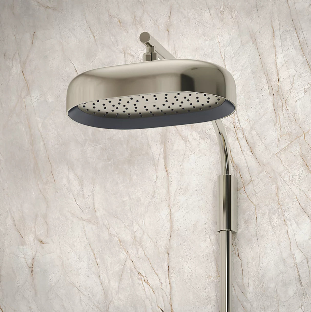 Oblong 12" single-function rainhead, 1.75 gpm