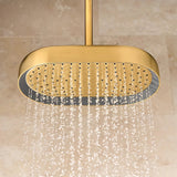 Oblong 12" single-function rainhead, 1.75 gpm