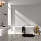 MECCA WALL MOUNTED SWIVEL BATH SPOUT ONLY 225MM MATTE WHITE