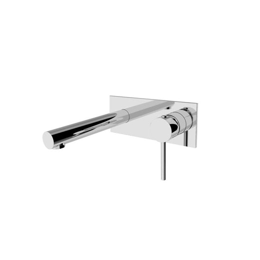 Dolce Wall Basin Mixer Straight Spout Chrome