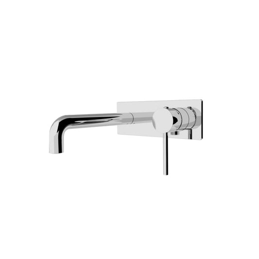 Dolce Wall Basin/Bath Mixer Chrome