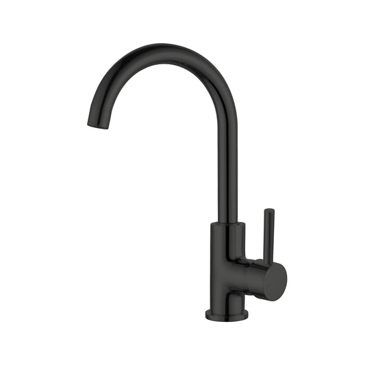 Dolce Kitchen Mixer Gooseneck Matte Black