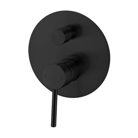 Dolce Shower Mixer With Divertor Matte Black