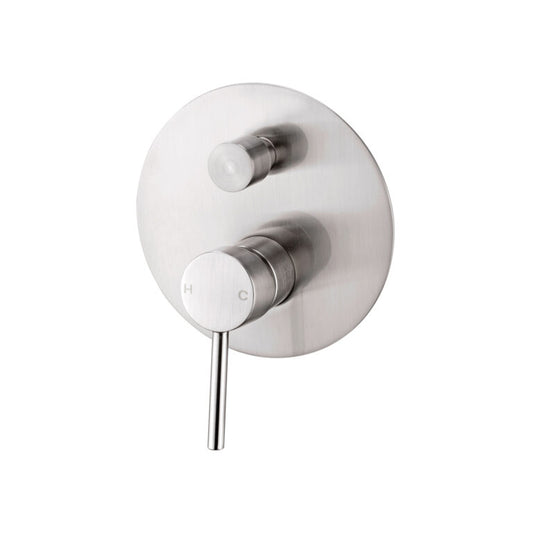 Dolce Shower Mixer With Divertor Brushed Nickel