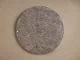 Saint Germain Round Marble Stone Dining Table With Clement Base