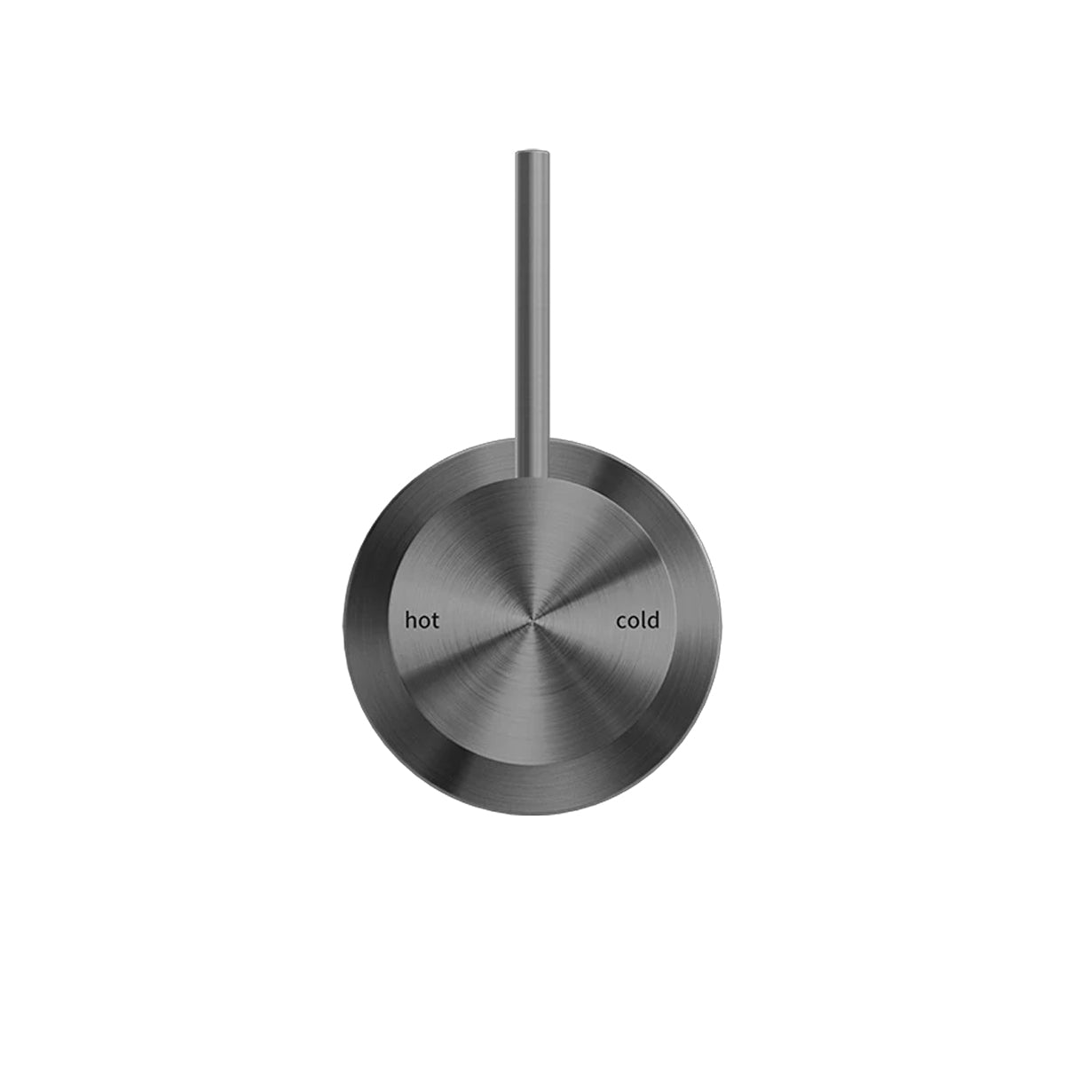 MECCA SHOWER MIXER 60MM HANDLE UP PLATE GUN METAL