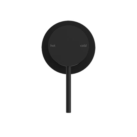 MECCA SHOWER MIXER 60MM PLATE MATTE BLACK