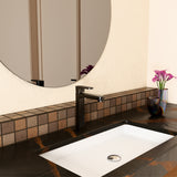 Ecco Tall Basin Mixer Matte Black