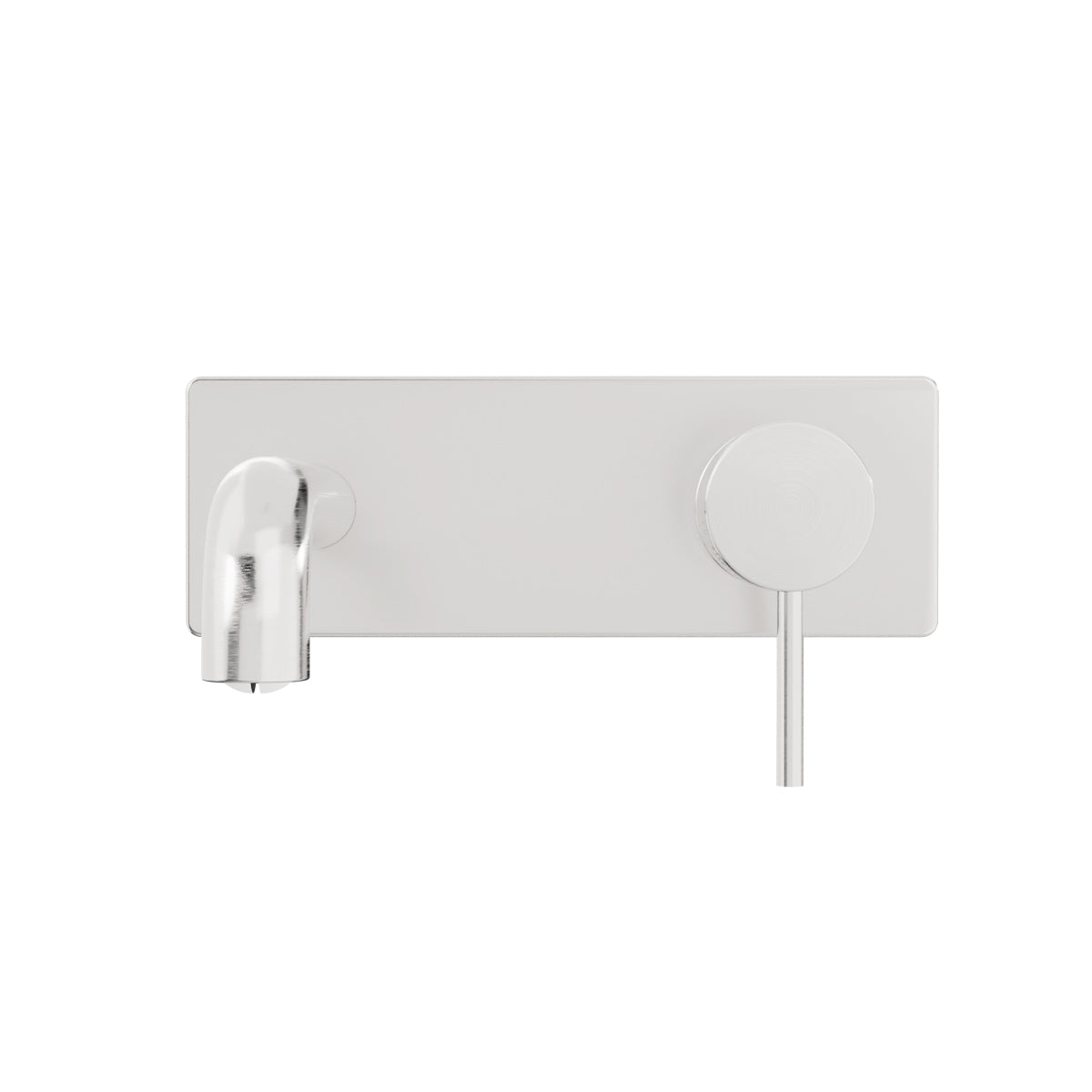Mecca Wall Basin/Bath Mixer 160mm Brushed Nickel