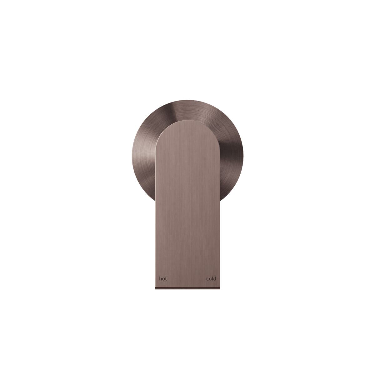 BIANCA SHOWER MIXER 80MM PLATE BRUSHED BRONZE
