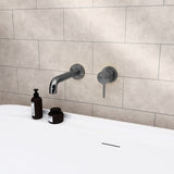 MECCA BASIN/BATH SPOUT INLET 1/2 BSP ONLY 160MM GUN METAL