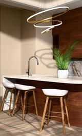 Simplice Pull Down Kitchen Mixer Polished Chrome 596T-4E-CP