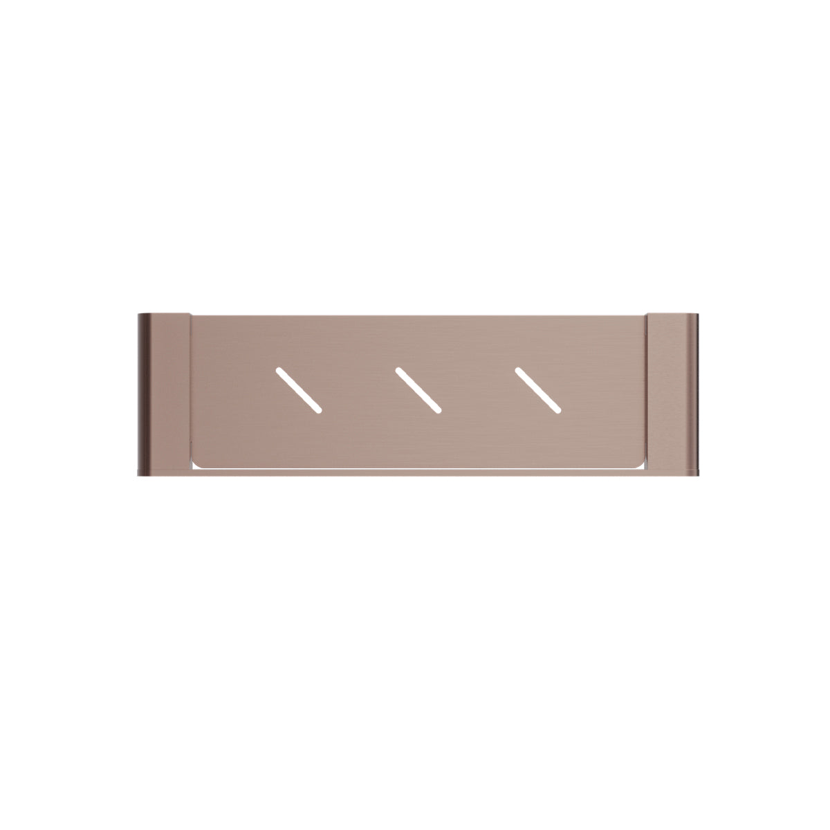 Bianca Metal Shower Shelf Brushed Bronze