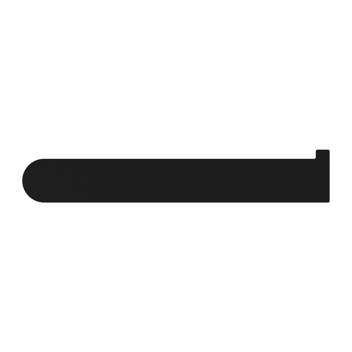 Bianca Toilet Roll Holder Matte Black