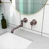 MECCA SHOWER MIXER 60MM PLATE BRUSHED BRONZE
