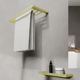 Bianca Metal Shower Shelf Brushed Gold
