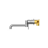 Mecca Wall Basin/Bath Mixer Swivel Spout 225mm Chrome