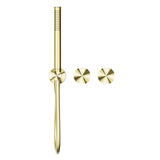 Opal Progressive Shower System Separate Plate Brushed Gold