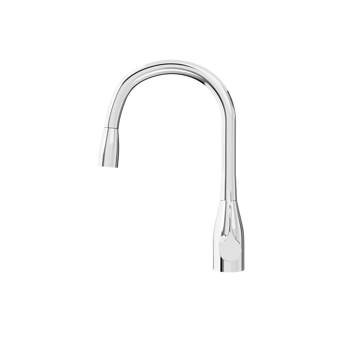 Simplice Pull Down Kitchen Mixer Polished Chrome