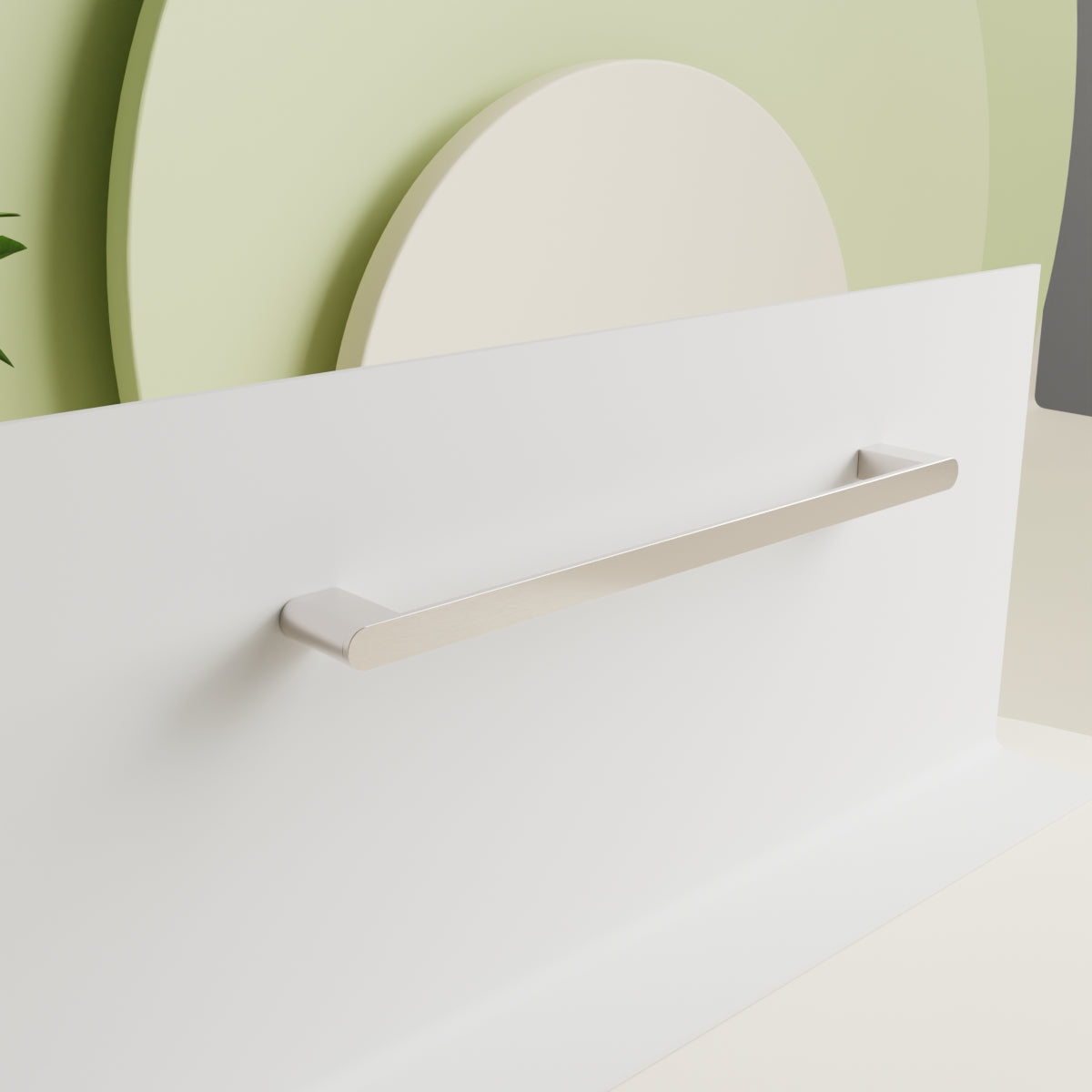 BIANCA SINGLE TOWEL RAIL 800MM CHROME