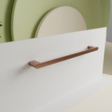 BIANCA SINGLE TOWEL RAIL 600MM BRUSHED BRONZE