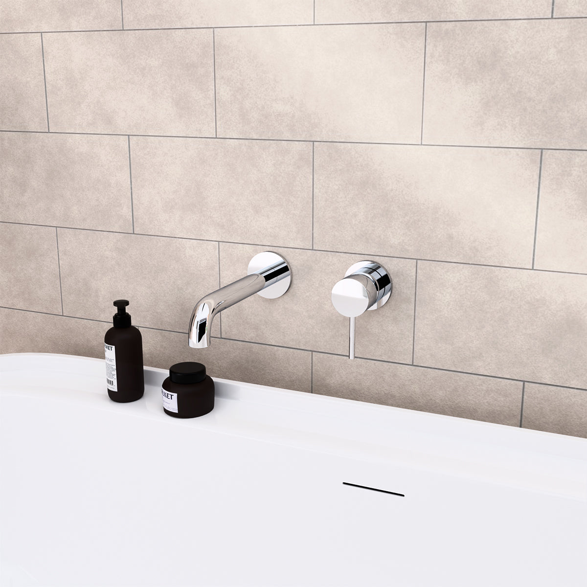 Mecca Basin/Bath Spout Inlet G1/2 Only 160mm Chrome