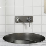 Opal Wall Basin/Bath Mixer 120mm Graphite