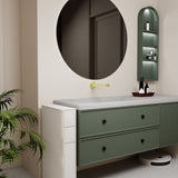 Bianca Fixed Bath Spout Only 200mm Brushed Gold