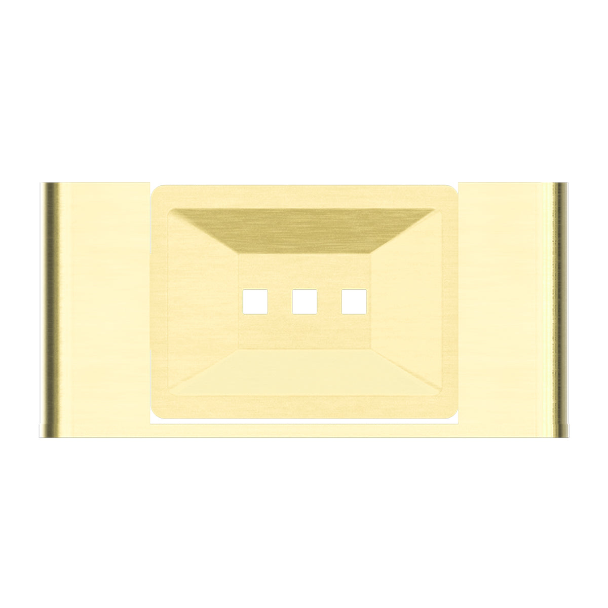 BIANCA SOAP DISH HOLDER BRUSHED GOLD
