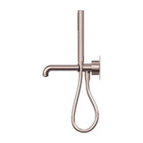 Kara Progressive Shower System With Spout 250mm Brushed Bronze