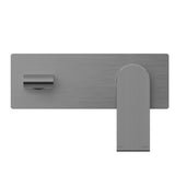 Bianca Wall Basin/Bath Mixer 187mm Gun Metal