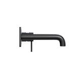 Mecca Wall Basin/Bath Mixer 160mm Matte Black