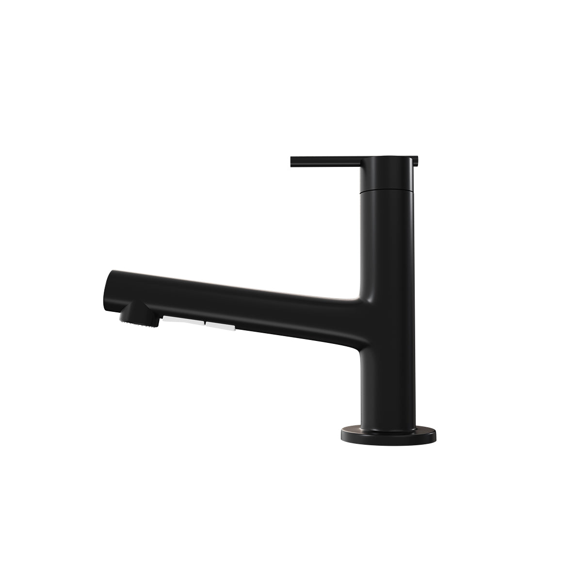 Crue Pull-Out Kitchen Mixer Brushed Brass