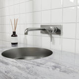 Opal Wall Basin/Bath Mixer 160mm Graphite