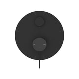 Mecca Shower Mixer With Divertor Matte Black