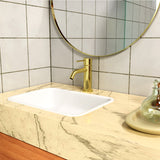 Mecca Basin Mixer Brushed Gold